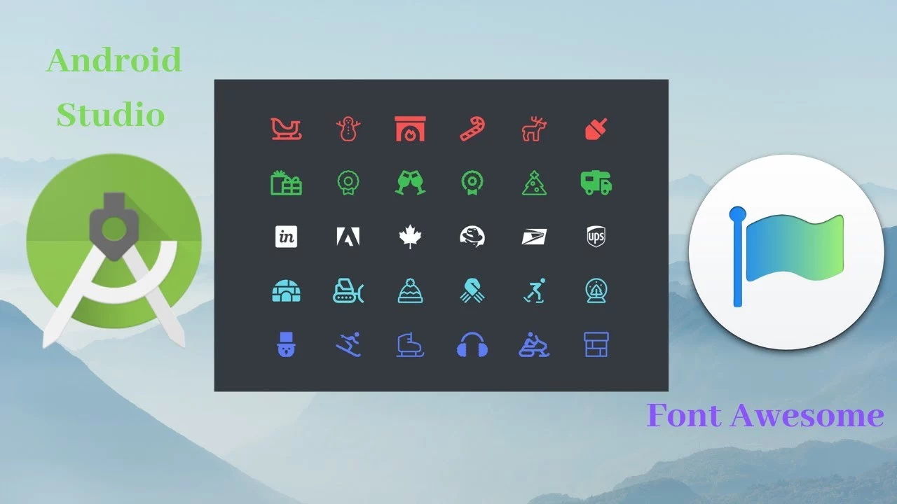 font awesome android studio 1