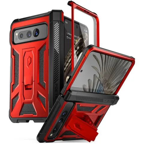 poetic spartan pixel fold case