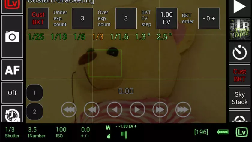 qDslrDashboard screenshot 840x47 1