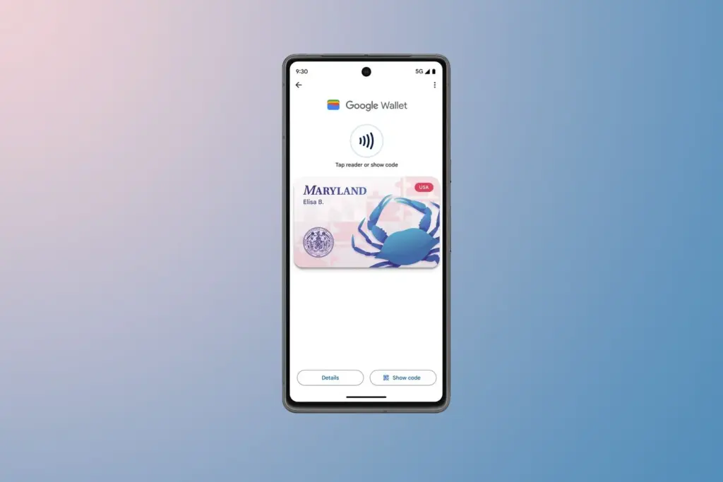 Driver’s licenses in google wallet