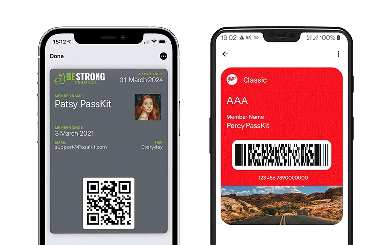 Loyalty cards on google wallets