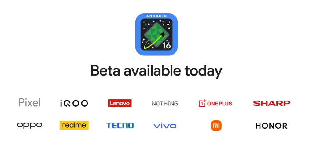 Android 16 Beta launch