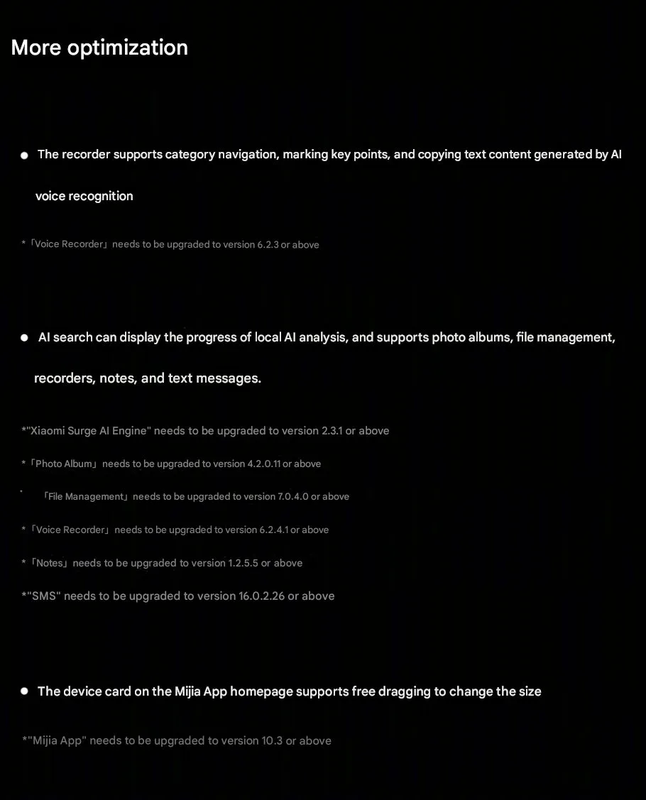 Hyperos 2.2 System-Wide optimizations