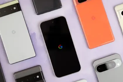 Google logo on Pixel 9a with oth e1748234516565