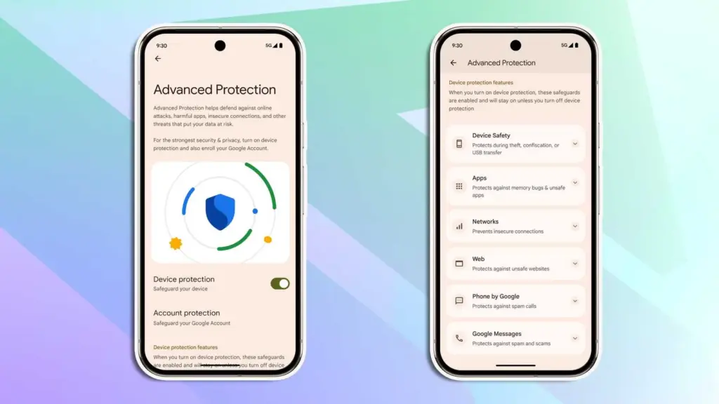 Android 16 advanced protection