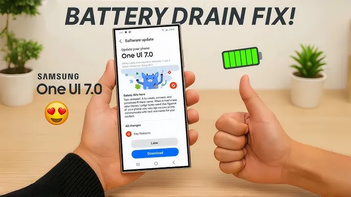 oneui 7 battery drain how to
