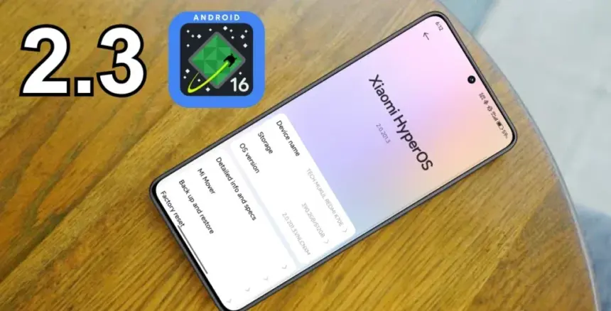 hyperos 2.3 android 16