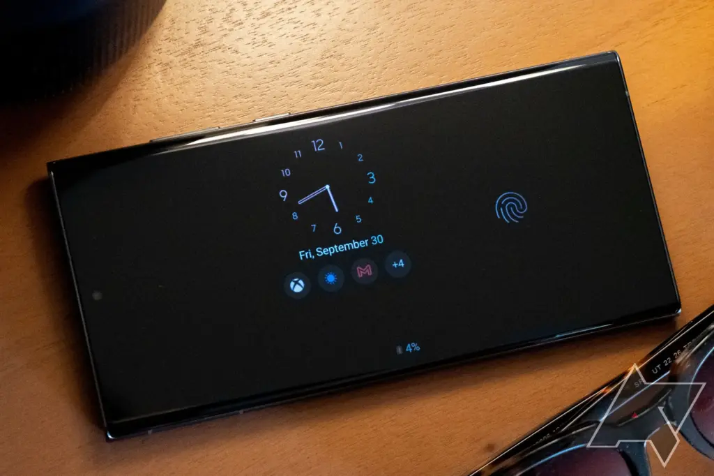 samsung galaxy s22 ultra aod lan 1