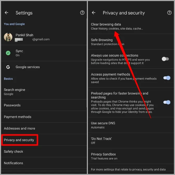 How to clear cache from Chrome