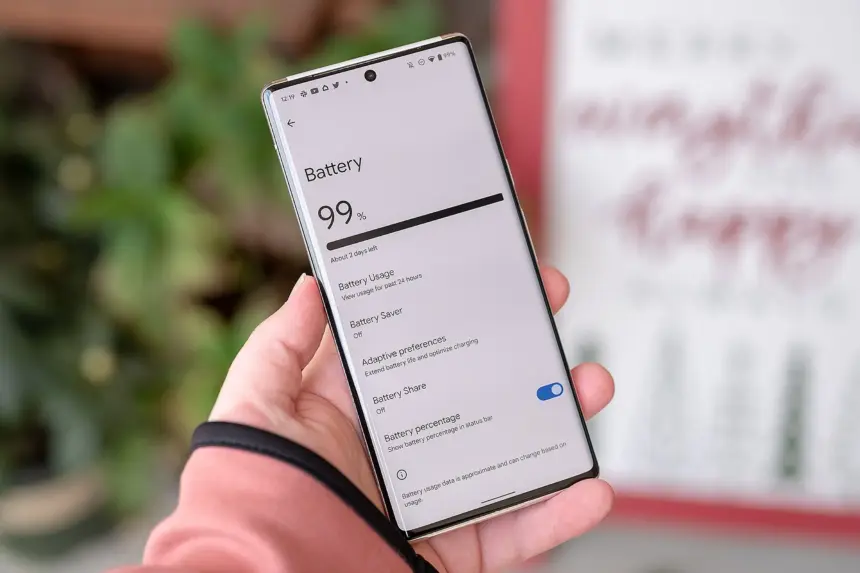 android battery screen google pi