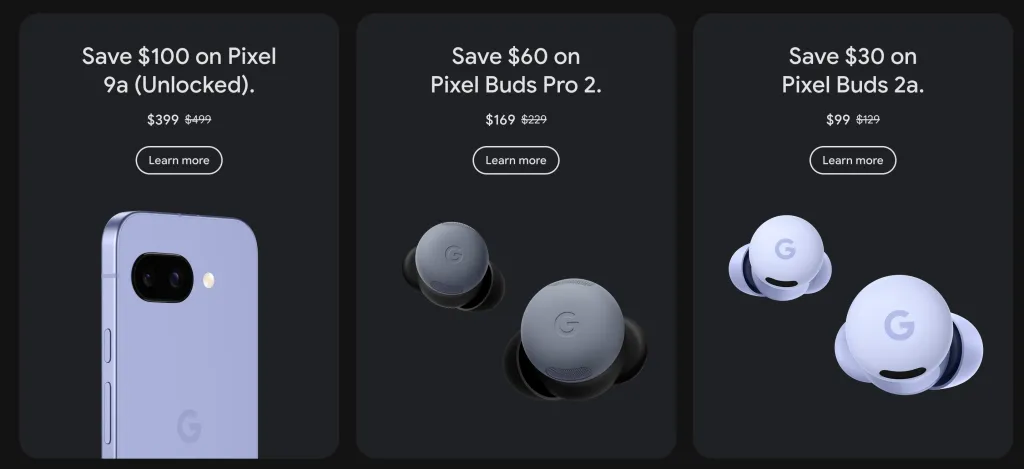 Google Black Friday Pixel 2025 deals 02