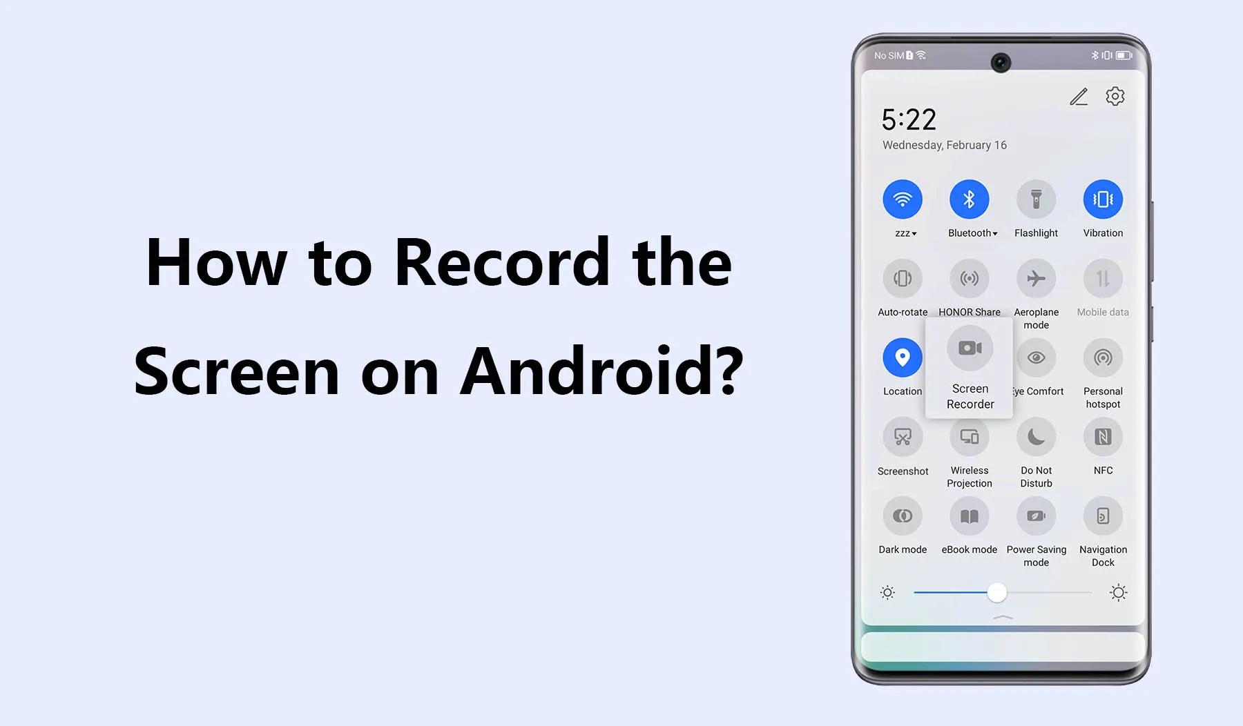 record screen on Android