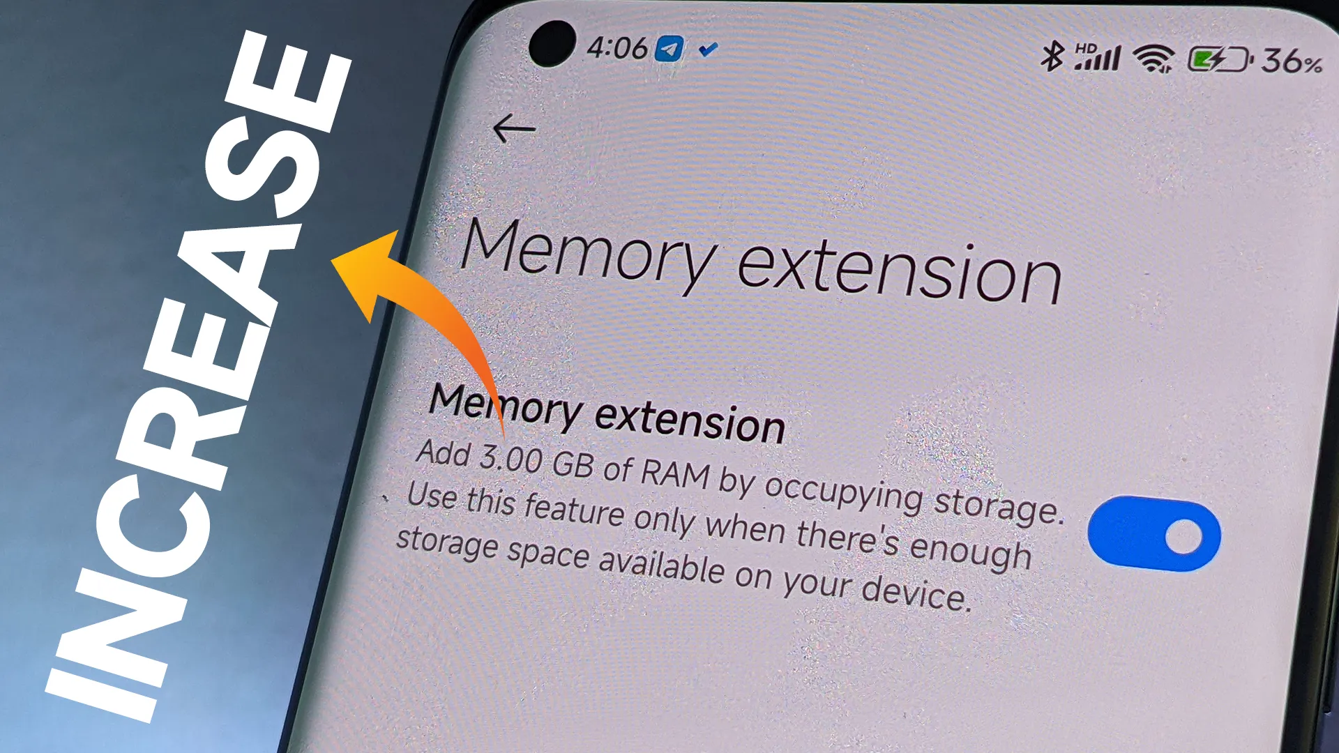Performance trick on Xiaomi devices – RAM expansion