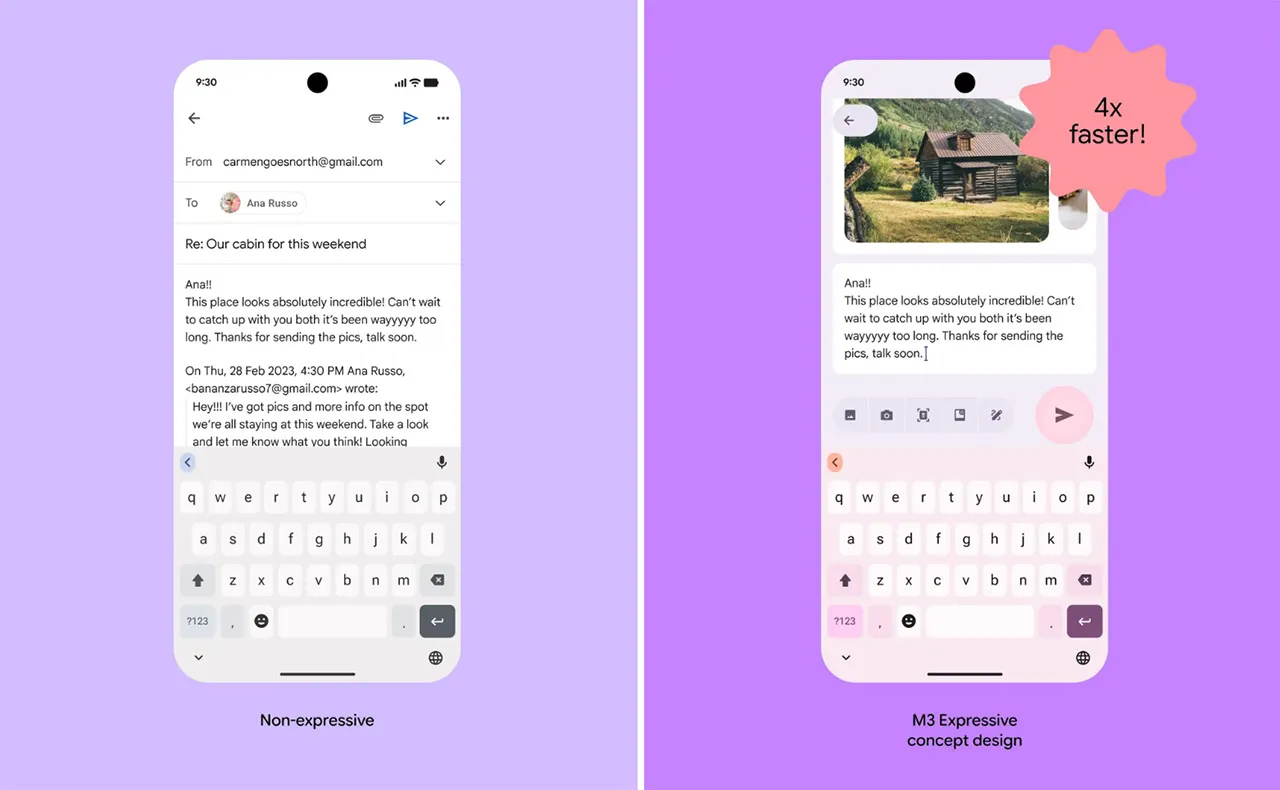 Gmail is already getting Material 3 Expressive design
