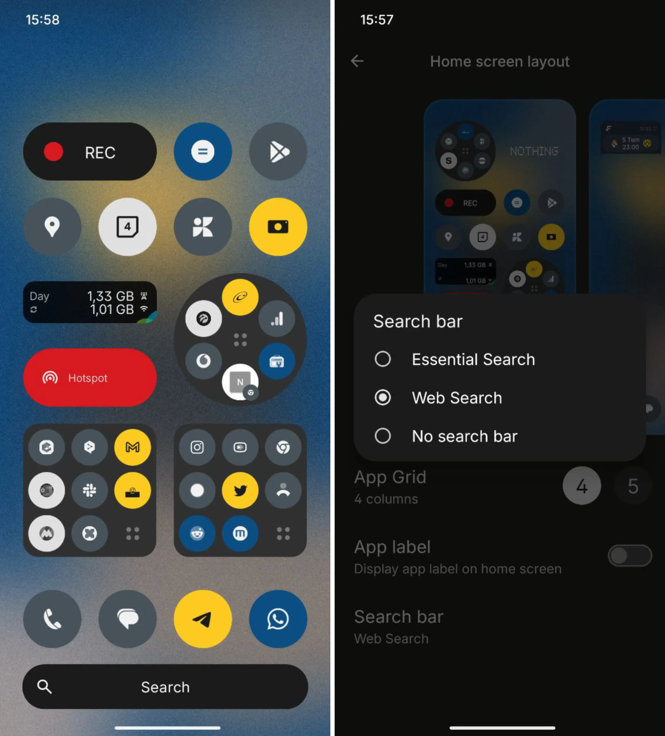 Nothing Launcher update 3.3.4 brings new UI and smoother animations