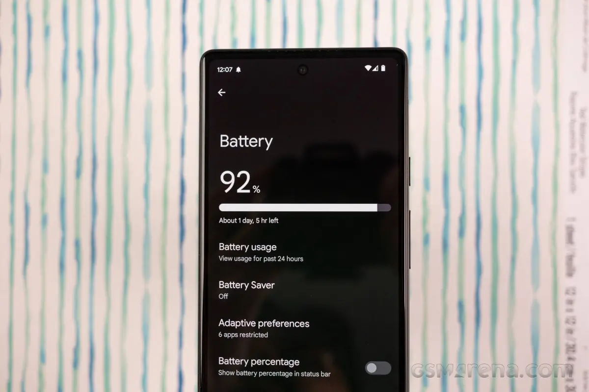 pixel 6a battery