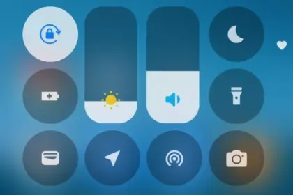 Control Center iOS 18 9