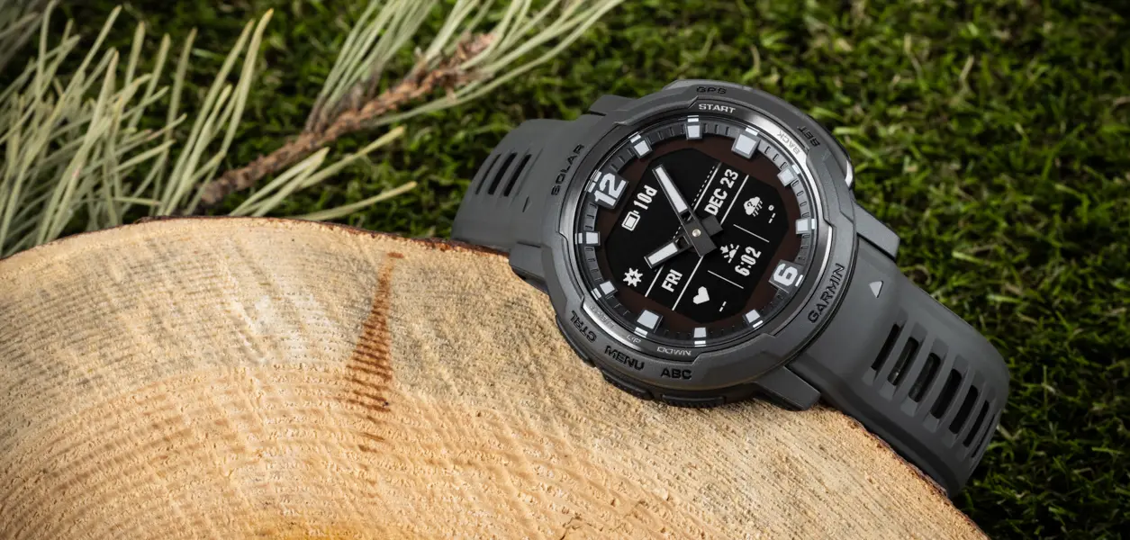 garmin instinct crossover solar graphite